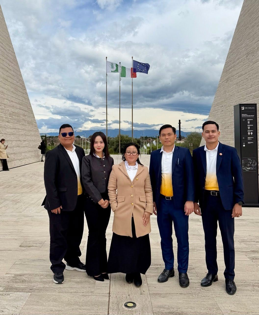PPIU representatives during an international visit